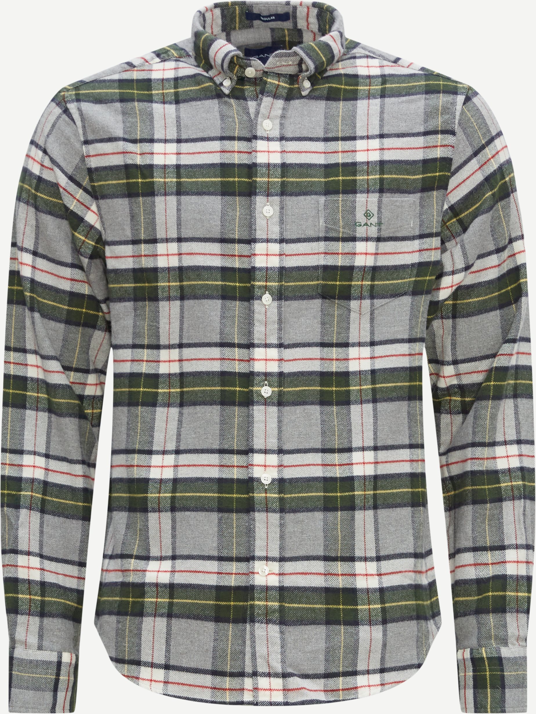 Gant Shirts D2. REG UT FLANNEL CHECK SHIRT 3220092 Grey